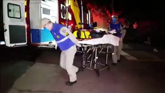 Entregador de comida delivery sofre fratura exposta acidente no Parque São Paulo