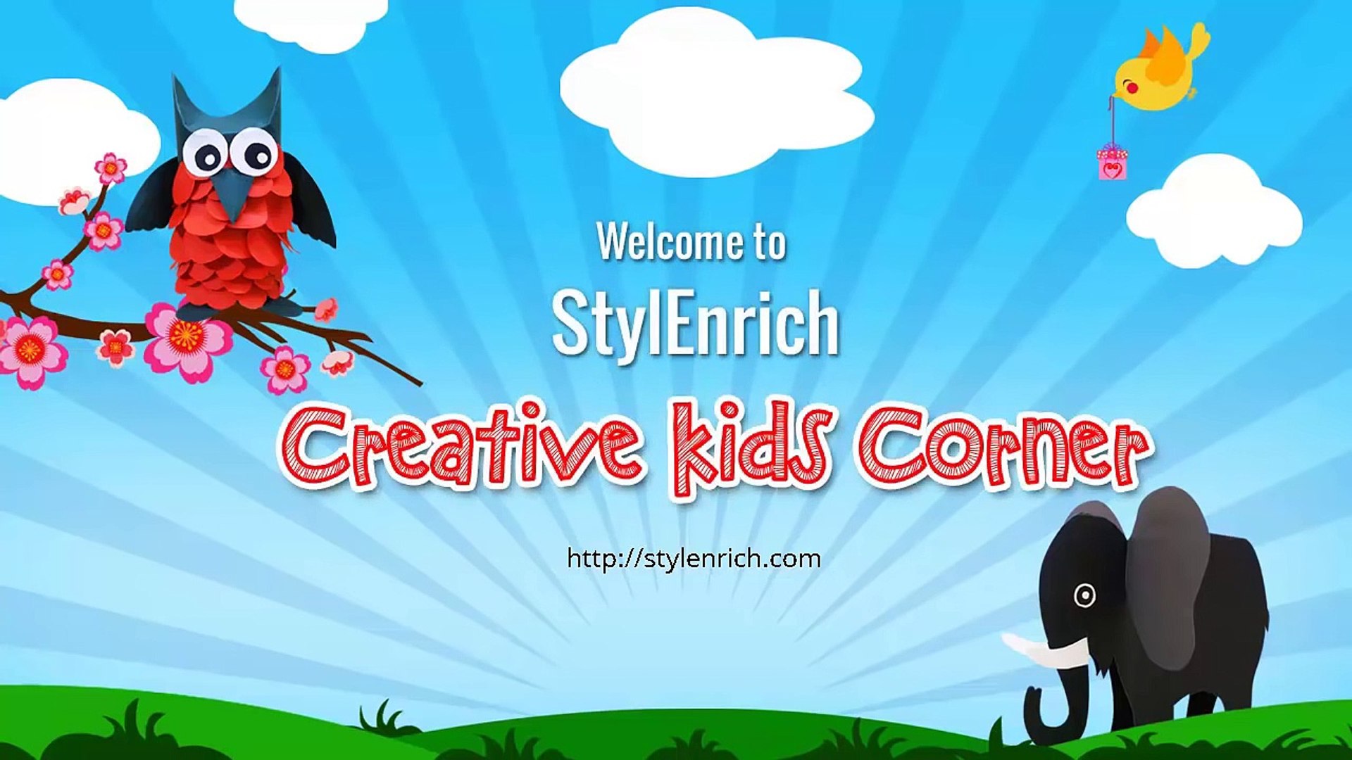 Origami Animals : Learn Origami Owl Craft For Kids | Preschool Fun Crafts | Paper Animals Craft