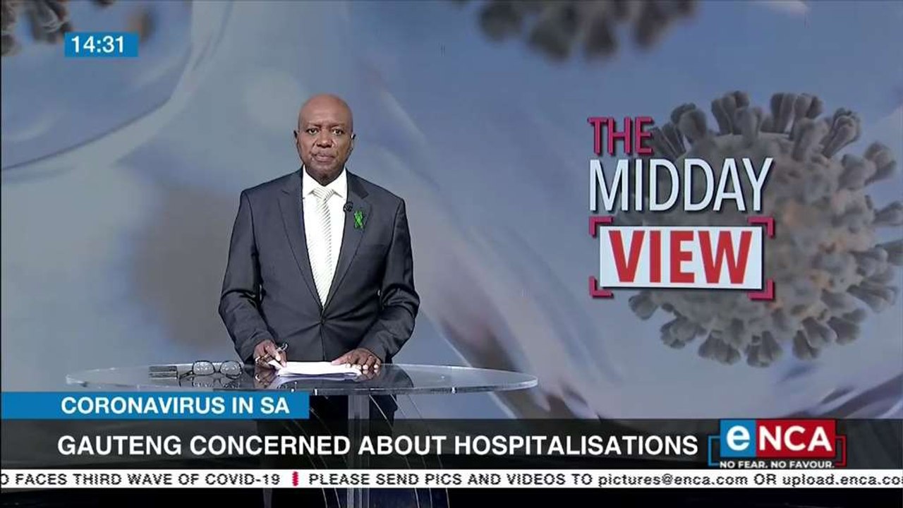 Gauteng concernced about hospitalisations