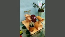 Chinese Water Fountain | Mini Fish Aquarium With Water Fountain | Amazing Bamboo Made Water Fountain