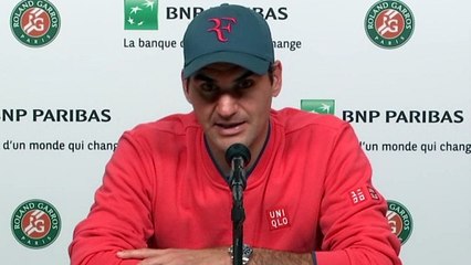 Roland-Garros 2021 - Roger Federer : "C'est pas normal d'être de nouveau sur un terrain, de pouvoir jouer 3h30"