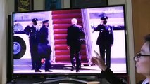 Biden falls while boarding air force 1