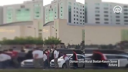 Külliye çevresinde keskin nişancı hainlerin polislerle çatışması