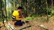 How To Make Bamboo Bed  ? Live In My Bamboo House Off The Grid