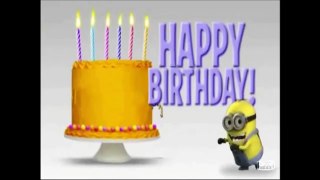 FUNNY & FUN Happy Birthday WISHES  with MINIONS