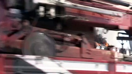 DENİZLİ - Tekstil fabrikasında yangın çıktı (2)