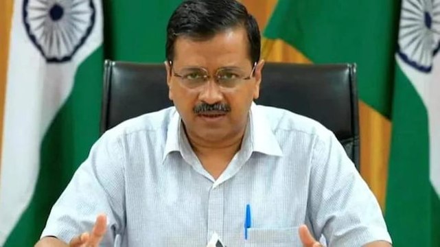 Delhi CM Arvind Kejriwal addresses media after doorstep delivery of ration scheme