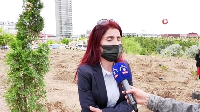 Ankara'da DMD kas hastaları için hatıra ormanı