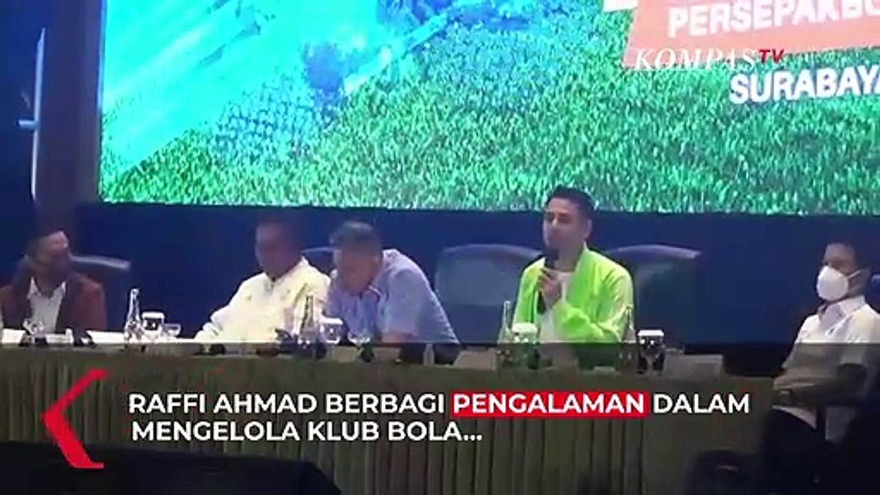 Raffi Ahmad Bantu PSSI dan Kemenpora Sosialisasikan Inpres Sepakbola Nasional
