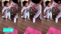 Nicki Minaj Shares Rare Video Of Son Trying To Walk