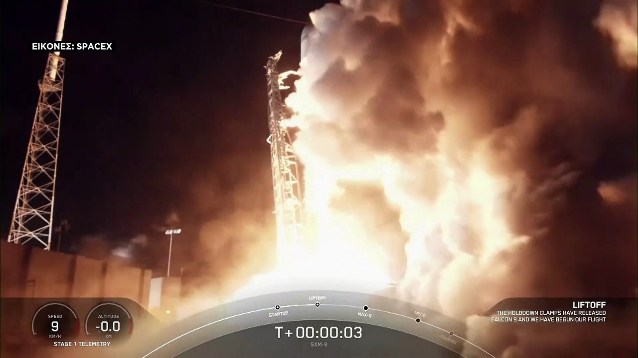 SpaceX: Επιτυχής εκτόξευση δορυφόρου