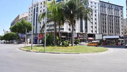 ADANA - Sokağa çıkma kısıtlaması nedeniyle sessizlik hakim