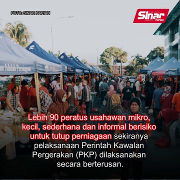 Hampir sejuta usahawan berisiko gulung tikar.