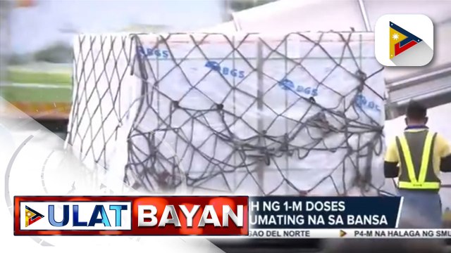 Panibagong batch ng 1-M doses ng Sinovac vaccines, dumating na sa bansa