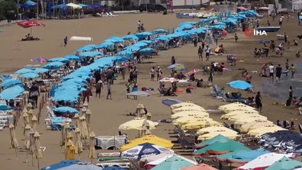 Kızkalesi'ne tatilcilerden görülmemiş ilgi