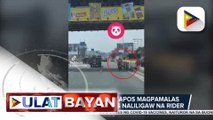 Motorista, hinangaan matapos tulungan ang naliligaw na food rider sa NLEX