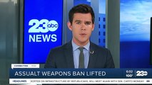 California's ban on assault weapons lifted