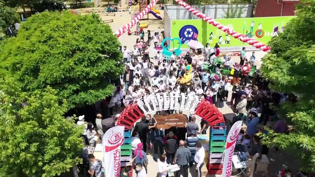 Doğa dostu geri dönüşüm parkı hizmete açıldı
