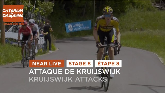 #Dauphiné 2021- Étape 8 / Stage 8 - Attaque de Kruijswijk / Kruijswijk attacks