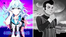 ♪ Nightcore - Carousel / We Are Number One (Switching Vocals)