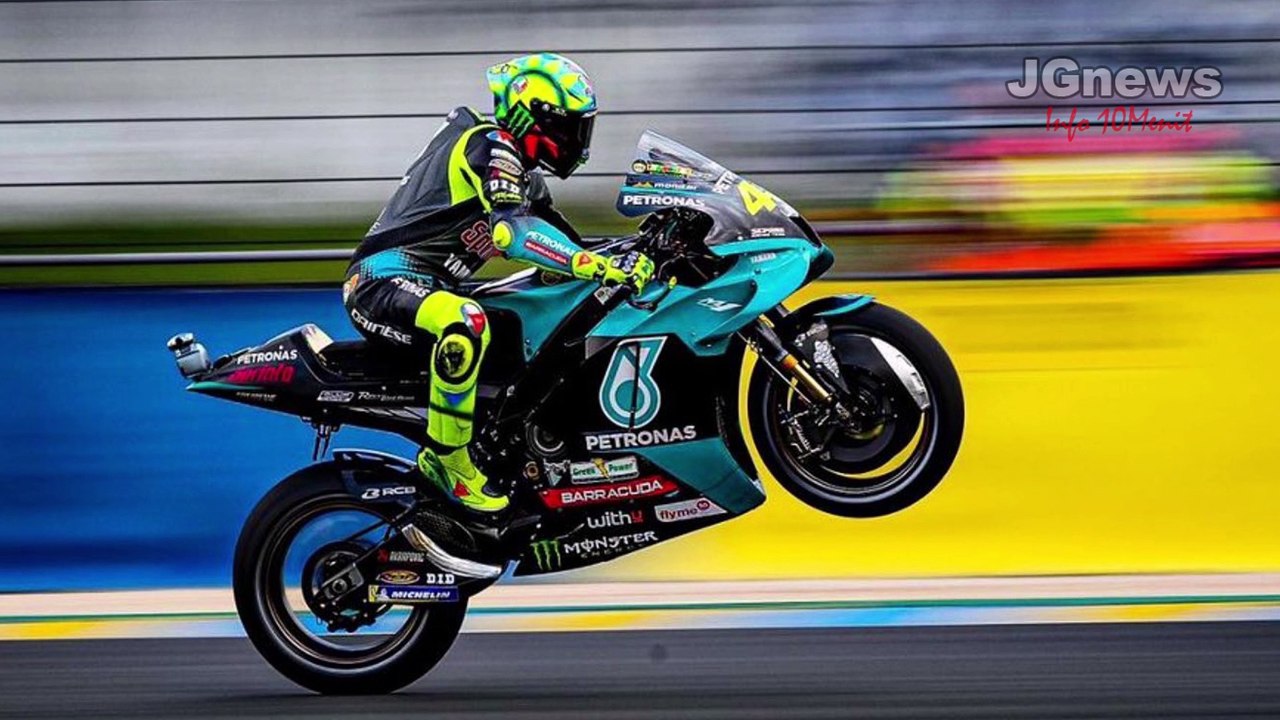 Pembalap Paling Tua Rossi Tembus Q2 MotoGP Catalunya