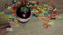 Brinjal Vs Rubber Bands | Latest Experiment Challenge Video | Ideas Therapy ​
