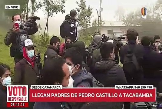 Pedro Castillo iniciará jornada electoral tomando desayuno en su natal Cajamarca