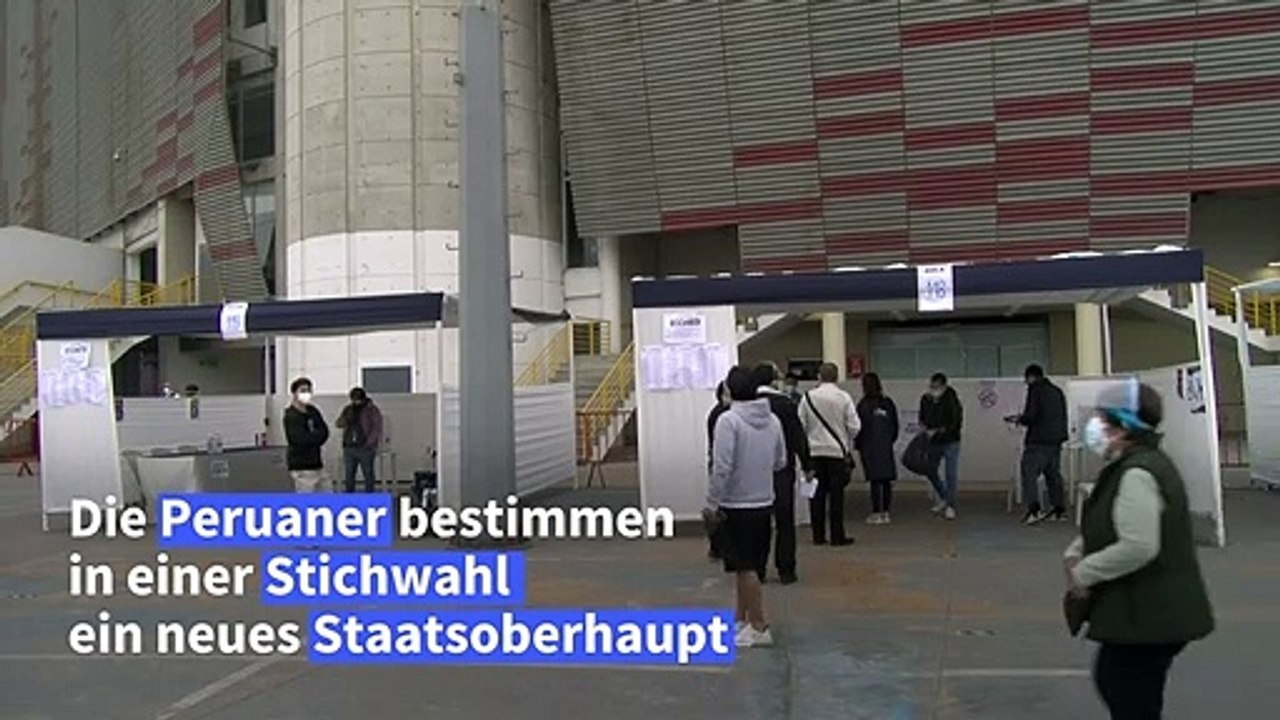 Peru: Enges Rennen bei Stichwahl um neues Staatsoberhaupt