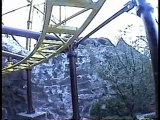 VOLCANO THE BLAST COASTER  montagne russe looping  roller c