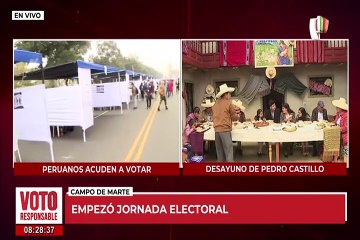 Segunda vuelta: solo una mesa de 55 se ha instalado en Campo de Marte