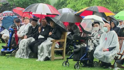 77 años del Día D | Francia y Reino Unido rinden homenaje a los soldados con un nuevo monumento