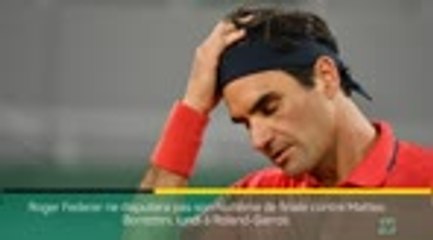 Roland-Garros - Federer déclare forfait