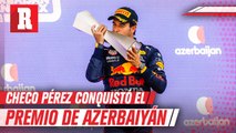 Sergio Pérez ganó este domingo el Gran Premio de Azerbaiyán