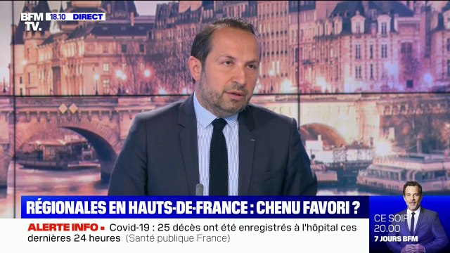 Régionales dans les Hauts-de-France: pour Sébastien Chenu, il est temps de faire passer la sécurité comme priorité