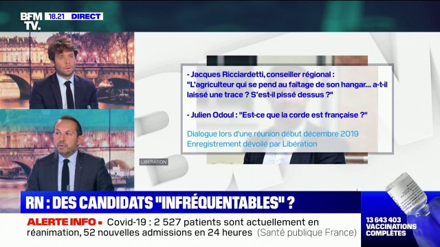 Propos polémiques de Julien Odoul: Sébastien Chenu parle d'un acharnement contre le candidat RN