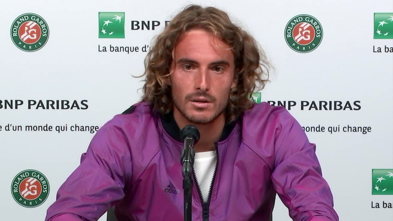Roland-Garros 2021 - Stefanos Tsitsipas : "Wow, I don't know what Roger Federer withdrawing... I'm surprised"