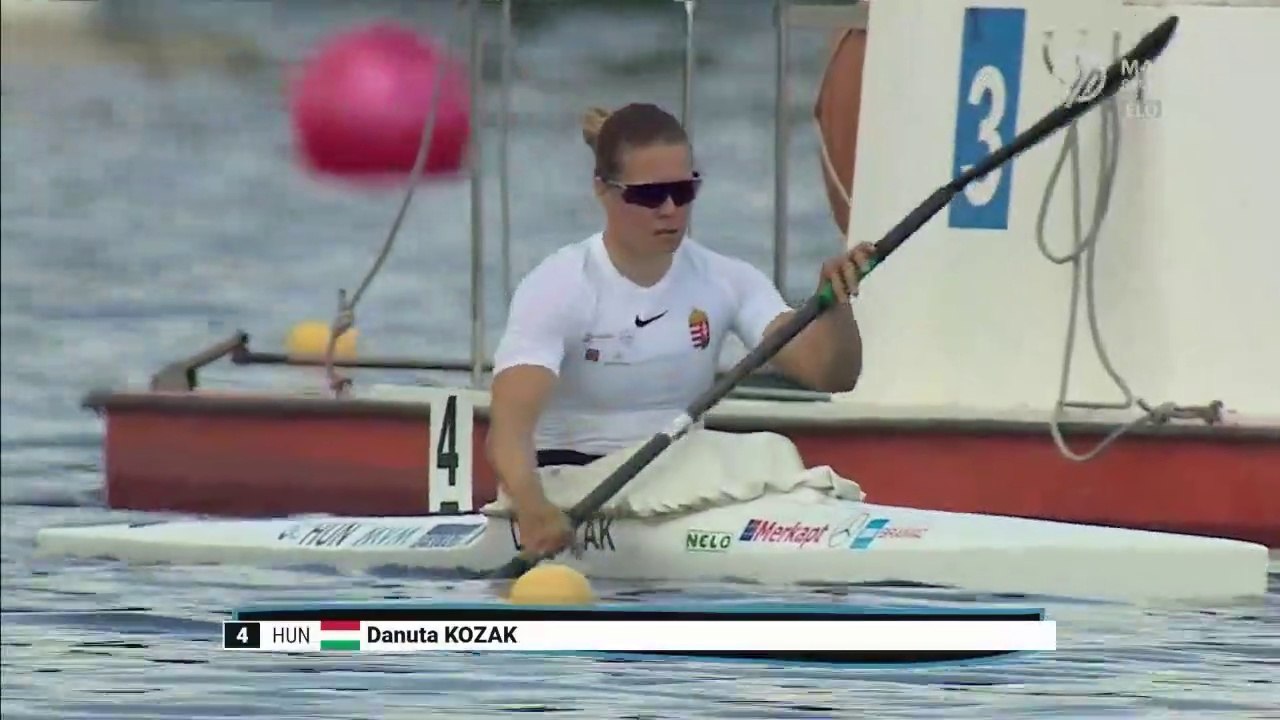 Kozák Danuta - EB K1 500m 2. hely 2021.06.06