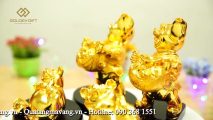 Bộ sưu tập Tượng Heo vàng phong thuỷ - Golden Gift Việt Nam