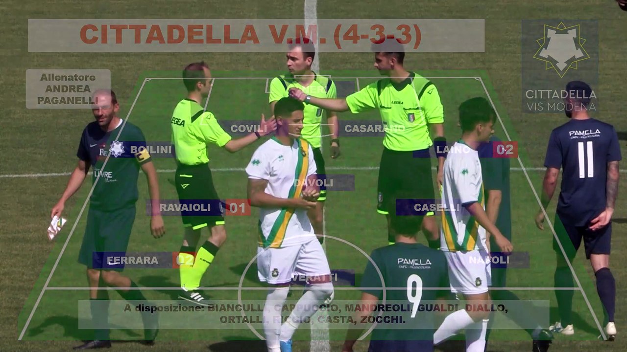 Colorno - Cittadella Vis Modena 2-0, gli highlights