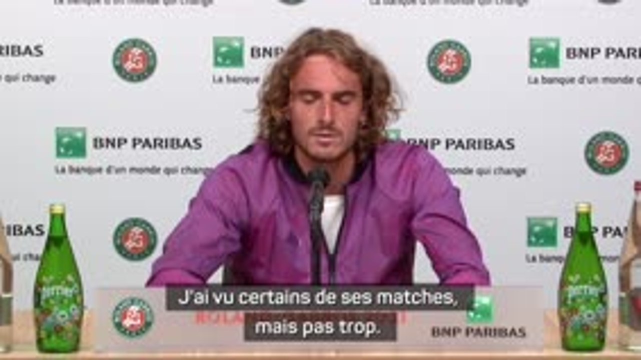 Roland-Garros - Tsitsipas "surpris" par le forfait de Federer