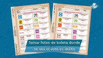 ¿Es delito tomar foto a la boleta electoral?