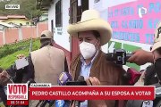 Pedro Castillo acude a votar tras desayuno electoral realizado en su vivienda