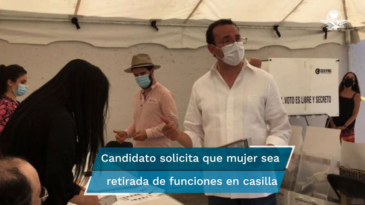 Presidenta de casilla llama “misógino número 1 de San Luis” a Xavier Nava Palacios