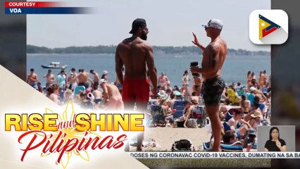 L Street Beach sa Boston, USA, dinagsa ng mga tao