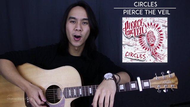 Circles - Pierce The Veil Guitar Tutorial Lesson Chords + Acoustic Cover