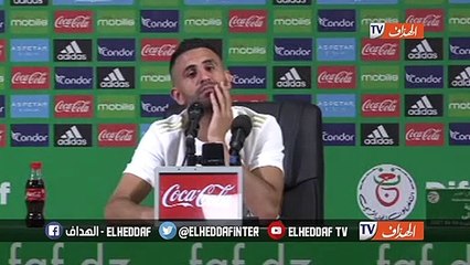 Mahrez « Belmadi est un grand coach »