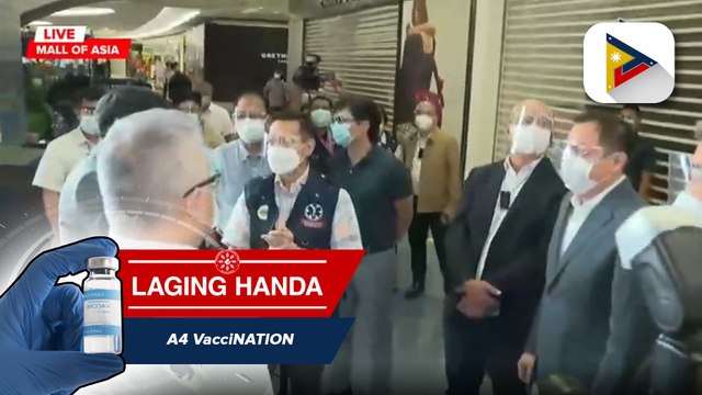 Update kaugnay ng symbolic rollout ng pagbabakuna sa A4 priority group