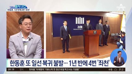 1년 반 동안 4번 좌천…한동훈 “이것도 검사의 일”