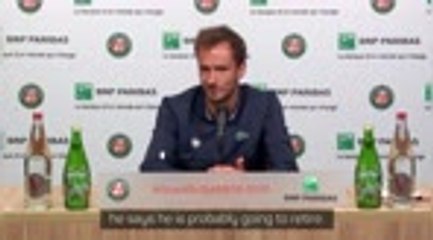 Medvedev defends Federer's French Open withdrawal