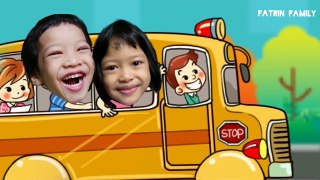 The Wheels On The Bus Song With Bus Animation | Kids Songs